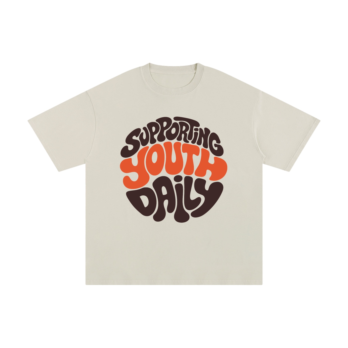 Supporting Youth Daily - Cream T-Shirt
